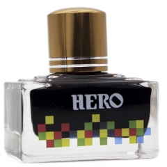 英雄（HERO）钢笔/签字笔钢笔墨水 非碳素染料型彩色墨水系列 7104彩墨咖色