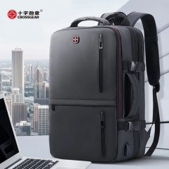 十字勋章 商务大容量背包休闲包双肩包用于14-15.6英寸笔记本电脑包旅行包黑