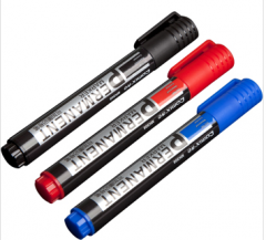齐心 记号笔2.0mm 可加墨匹配墨水M808   50个起送    货号100.L344 红色