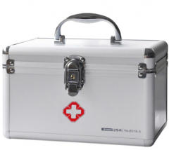 金隆兴（Glosen）  铝合金急救箱 9英寸家庭双层医药箱收纳盒   B016-5  货号100.L349