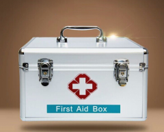 金隆兴（Glosen） 铝合金急救箱 12英寸家庭双层医药箱收纳盒  B016-1    货号100.L350