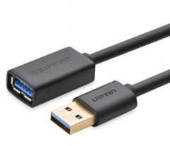 绿联 UGREEN USB延长线 USB3.0公对母 10373 2米 (黑色) 货号100.C567