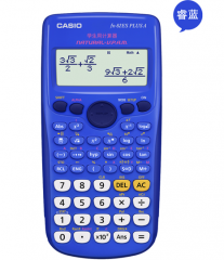 卡西欧（CASIO） FX-82ES PLUS A 函数科学计算器 慧白  82基础款 货号100.ZD597 蓝色 82基础版