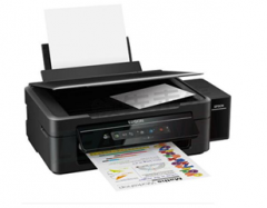 爱普生 L385 墨仓式 无线打印机一体机 打印 复印 扫描 手机打印 WiFi 货号100.C605