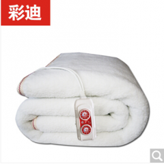 彩迪电热毯羊羔绒双人双控电褥子 羊羔绒电热毯长2.0米X1.8米   货号100.ZD632