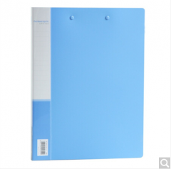 得力(deli) 5309 A4长押夹加板夹文件夹 蓝色 12只装 货号100.ZD806