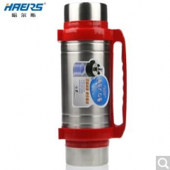 哈尔斯保温壶304不锈钢户外保温瓶暖壶热水瓶暖瓶大容量保暖壶3L 红色  货号100.X930