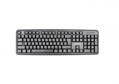 吉选 （GESOBYTE）  静音防水台式有线键盘 有线键盘 电脑键盘 笔记本键盘 USB接口黑色 货号100.MZ
