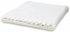 宜家 POLARVIDE 宝勒迈  休闲毯 130厘米×170厘米 白色 白色