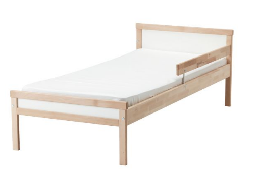 宜家sniglar 辛格莱 儿童床架 77厘米×165厘米 山毛榉