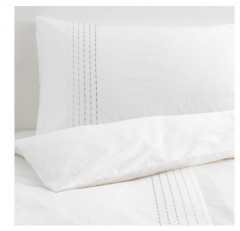 宜家BRUDBLOMMA 布鲁德布鲁马 被套和2个枕套 240厘米x220厘米 白色