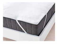 宜家ÄNGSVIDE 安维德 床垫保护垫 80厘米x200厘米 白色