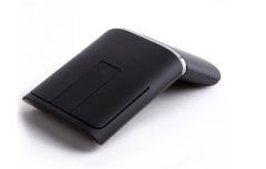 联想（Lenovo） N700 win8超薄无线鼠标 双模触控 2.4G 蓝牙4.0 带激光笔功能 黑色 PPT商务演示蓝牙鼠标 货号100.MZ