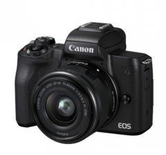 佳能 （Canon）EOS M50（15-45镜头）黑色套机 微单 货号100.JQ466