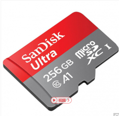 闪迪（SanDisk）A1 256GB 读速100MB/s 至尊高速移动MicroSDXC UHS-I存储卡