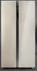美的(Midea)552升 变频智能对开门冰箱 风冷无霜 速冷速冻 电脑控温 芙蓉金 BCD-552WKPZM(Q)      货号100.yt366