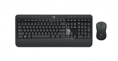 罗技（Logitech）MK540 无线键鼠套装 黑色 防泼溅 优联 舒适掌托 MK520升级版 PJ.060