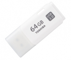 东芝（TOSHIBA）THN-U301W0640C4 隼闪系列USB3.0 U盘 64G 白色 货号100.SQ1311