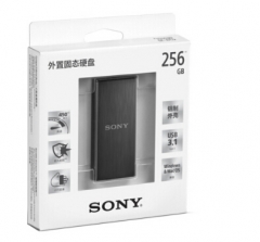 索尼（SONY） SL-BG2 USB3.0 3.1 固态移动硬盘256G 黑色 货号100.SQ1415 黑色
