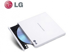 LG 8倍速USB2.0外置DVD光驱刻录机（兼容win8和MAC操作系统） 白色 GP65NW60 货号100.SQ1429