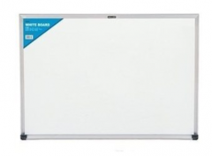得力7820 磁性白板 100*200 单面写字板 挂式白板  货号100.S1651