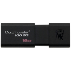 金士顿 DT100G3   16GB USB3.0 黑色  PJ.004